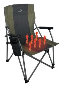 Cattara Židle kempingová skládací WARM s vyhříváním Cattara Židle kempingová skládací WARM s vyhříváním