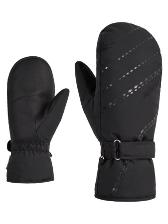 Ziener KORVANA-801188-12-black dámské lyžařské palčáky