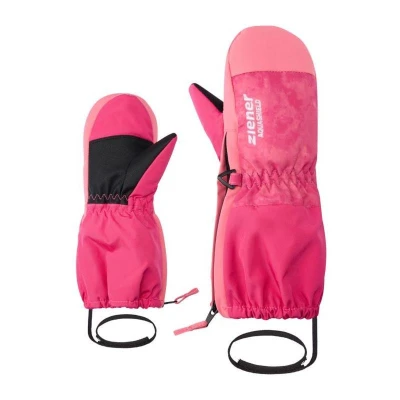 Ziener Levi-Z AS-115007-443-Pink dětské lyžařské rukavice