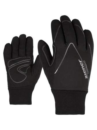 Ziener UNICO-808268-12-black dětské zimní rukavice