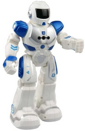 Zigybot VIKTOR IR Interaktívny robot ovládanie pohybom ruky na batérie Modrý Svetlo Zvuk
