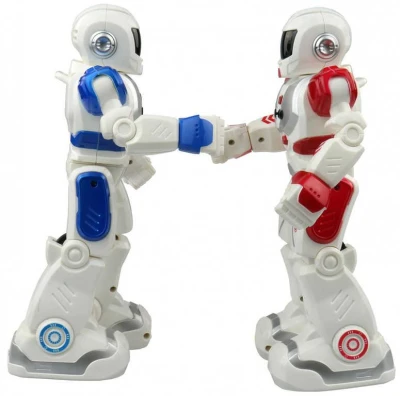 Zigybot VIKTOR IR Interaktívny robot ovládanie pohybom ruky na batérie Modrý Svetlo Zvuk