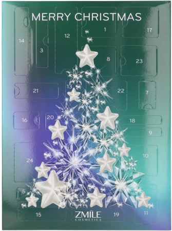 ZMILE COSMETICS Adventní kalendář kosmetický Crystal Teal Time