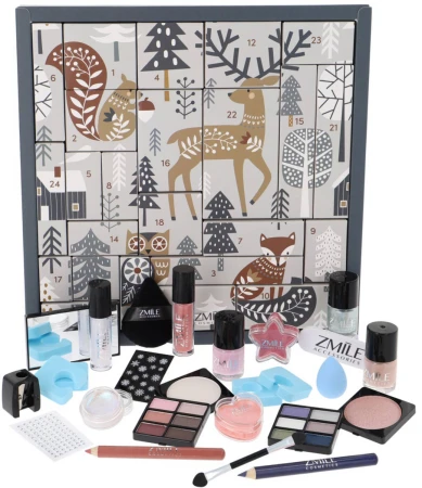 ZMILE COSMETICS Adventní kalendář kosmetický Puzzle Scandic Wildlife