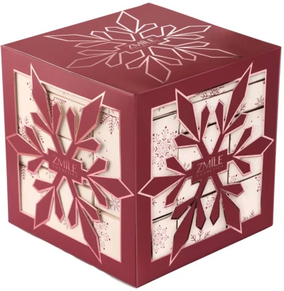 ZMILE COSMETICS Adventní kalendář kosmetický Snowflake Puzzle