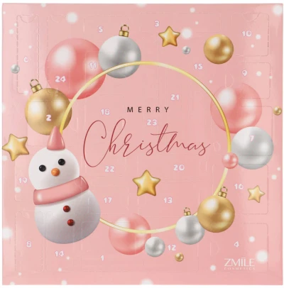 ZMILE COSMETICS Adventní kalendář kosmetický Square Snowman