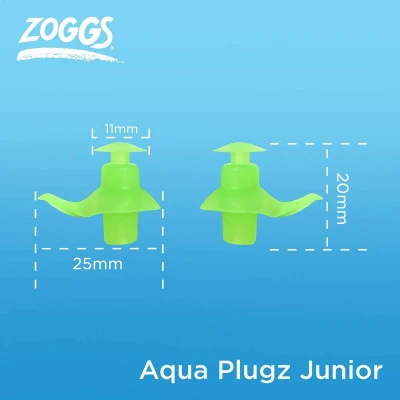 ZOGGS Dětské ucpávky do uší AQUA PLUGZ JUNIOR ORANGE