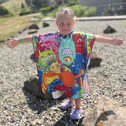 ZOGGS Pončo SQUARE CLOAK TOWEL do 140 cm