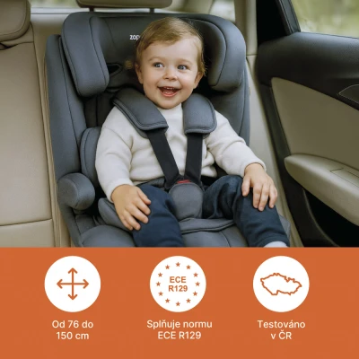 Zopa Autosedačka Alfa i-Size Isofix Black