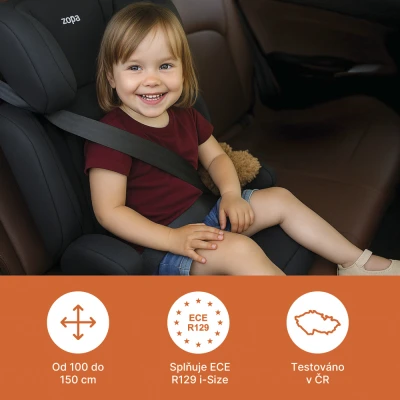 Zopa Autosedačka Beta i-Size Isofix Grey