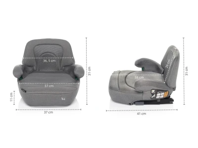 Zopa Autosedačka iBooster i-Size Silver Grey