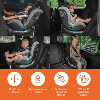 Zopa Autosedačka Voyager Maxi Silver Grey