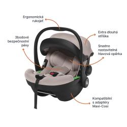 Zopa Autosedačka XM Plus i-Size bundle Toffee Brown
