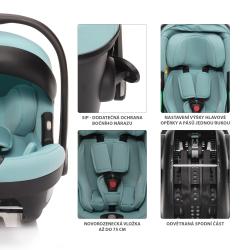 Zopa Autosedačka XM Plus i-Size Foggy Grey