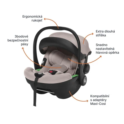 Zopa Autosedačka XM Plus i-Size Kodi bronze