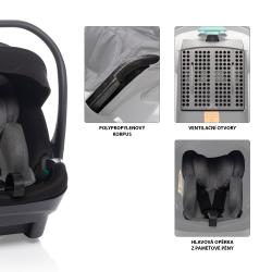 Zopa Autosedačka XS Plus i-size Titan Grey