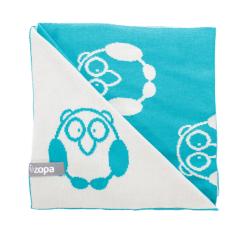 Zopa Dětská deka Little Owl Mint Zopa Dětská deka Little Owl Mint
