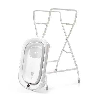 Zopa Dětská skládací vanička Aquasense s teploměrem a stojanem Grey