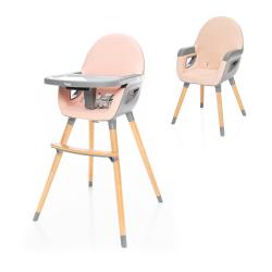 Zopa Dětská židlička Dolce 2 Blush Pink/Grey Zopa Dětská židlička Dolce 2 Blush Pink/Grey
