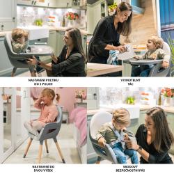 Zopa Dětská židlička Dolce 2 Ice Green/Grey