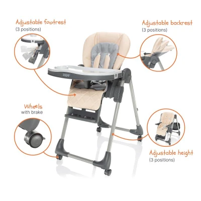 Zopa Dětská židlička Monti 2 Diamond Grey