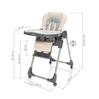 Zopa Dětská židlička Monti 2 Diamond Grey