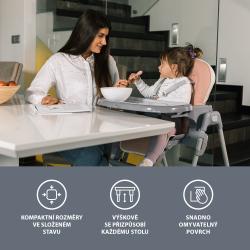 Zopa Dětská židlička Pocket Blossom Pink