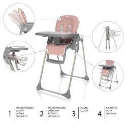 Zopa Dětská židlička Pocket Blossom Pink