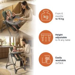 Zopa Dětská židlička Primo Light Grey