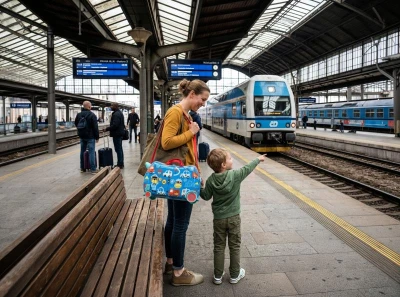 Zopa Dětský kufřík na kolečkách PackRide Dino
