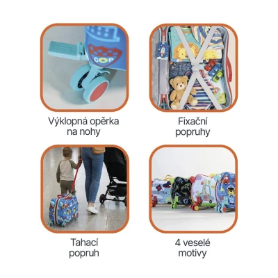 Zopa Dětský kufřík na kolečkách PackRide Sailor