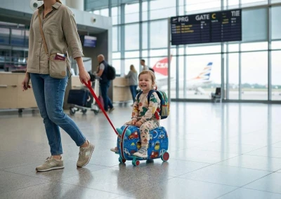 Zopa Dětský kufřík na kolečkách PackRide Sailor
