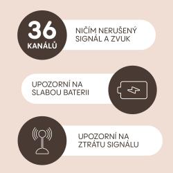 Zopa Digitální audiomonitor Watcher Grey