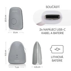 Zopa Digitální audiomonitor Watcher Grey