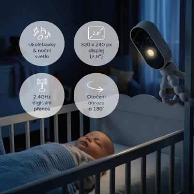 Zopa Digitální video chůvička Omni White