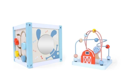 Zopa Dřevěná aktivity kostka 20 cm