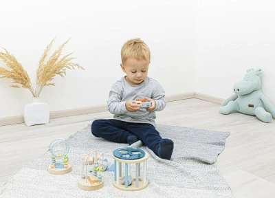 Zopa Dřevěná aktivity vkládačka Blue