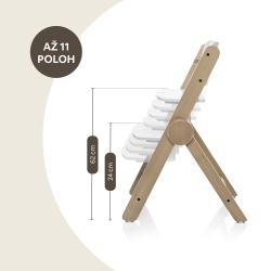 Zopa Dřevěná jídelní židlička Clipp Clapp Nature