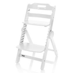 Zopa Dřevěná jídelní židlička Clipp Clapp White