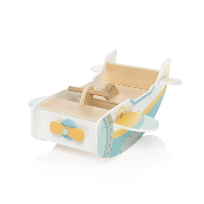 Zopa Dřevěná montessori houpačka letadlo Wood