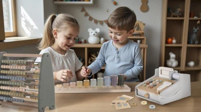 Zopa Dřevěná pokladna set