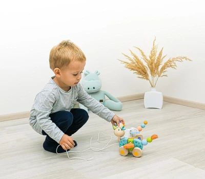 Zopa Dřevěná tahací hračka Unicorn