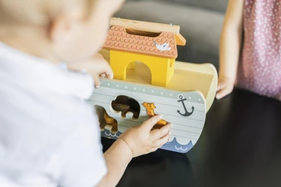 Zopa Dřevěná vkládačka archa Wood