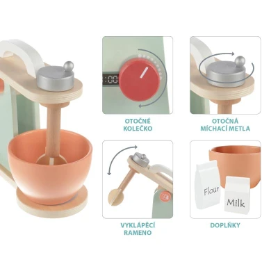 Zopa Dřevěný mixér set Wood