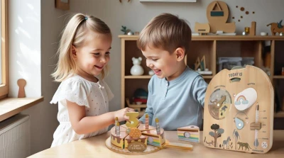 Zopa Dřevěný narozeninový dort set