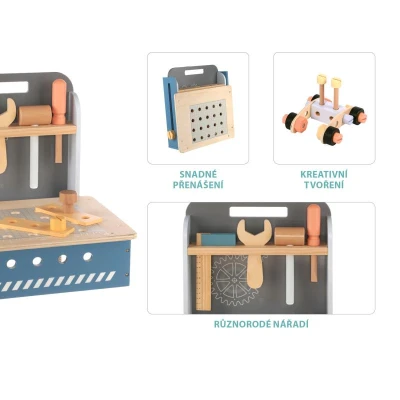 Zopa Dřevěný skládací ponk Wood