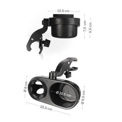 Zopa Držák na svačinu na kočárek Black
