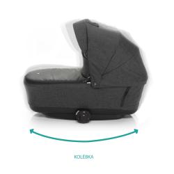 Zopa Hluboká korba ke kočárku Quest Vulcan Black