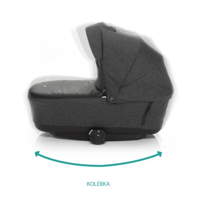 Zopa Hluboká korba ke kočárku Quest Vulcan Black