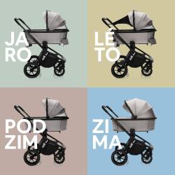 Zopa Hluboká korba ke sportovnímu kočárku Move XL 3 Metal Grey